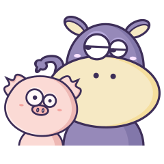 小河马噜噜第二季－微信表情（图ZOTUyMTQwOTI=） - 网络表情 - 站酷设计师Yue_yuan原创素材 - 站酷ZCOOL