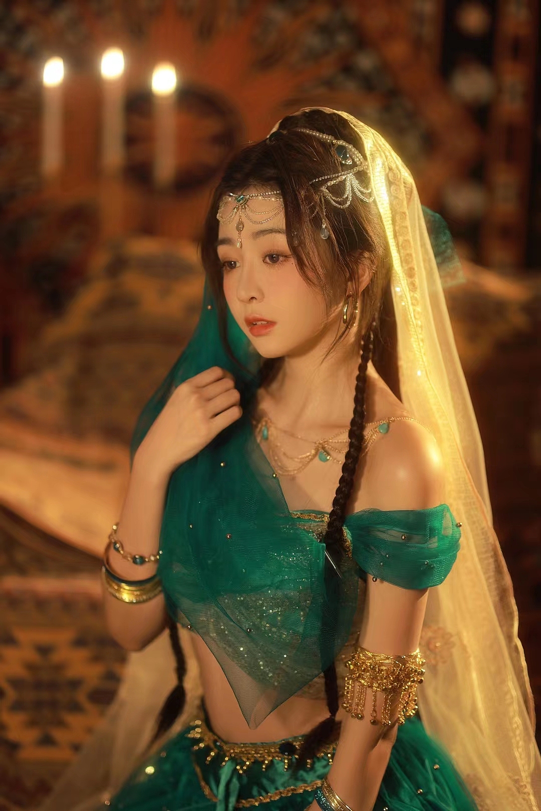 异域风情少女写真