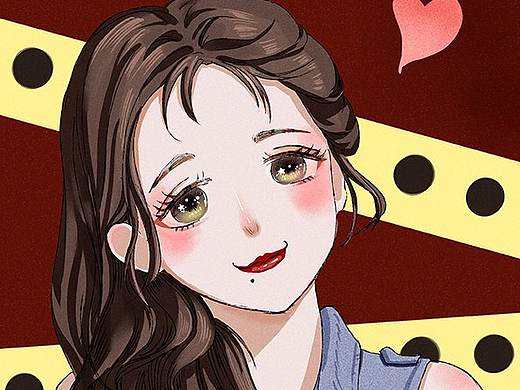 头像绘制（个人主页-ZMzU3MzA0NzI=） - 新锐潮流插画 - 站酷设计师丢丢墨汁原创素材 - 站酷ZCOOL