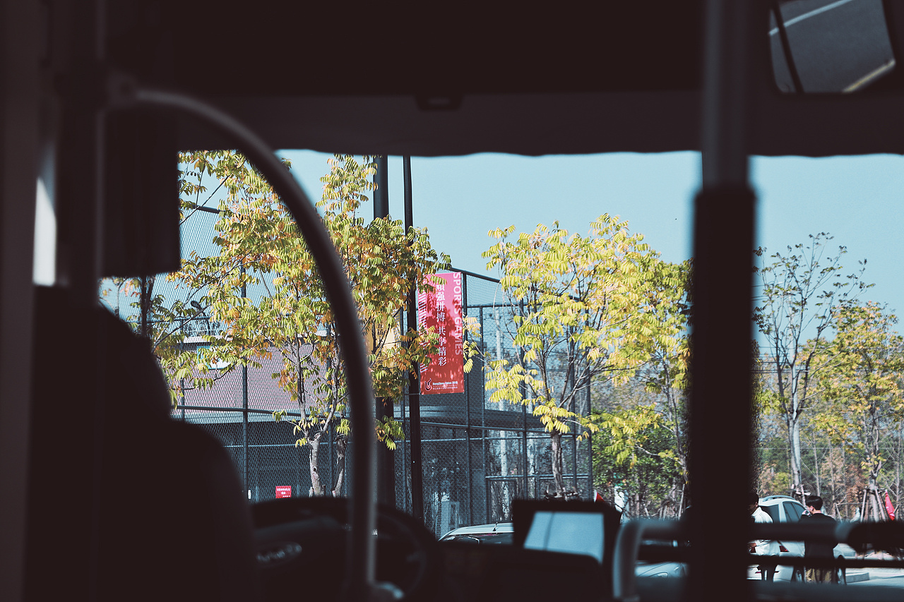 车窗外