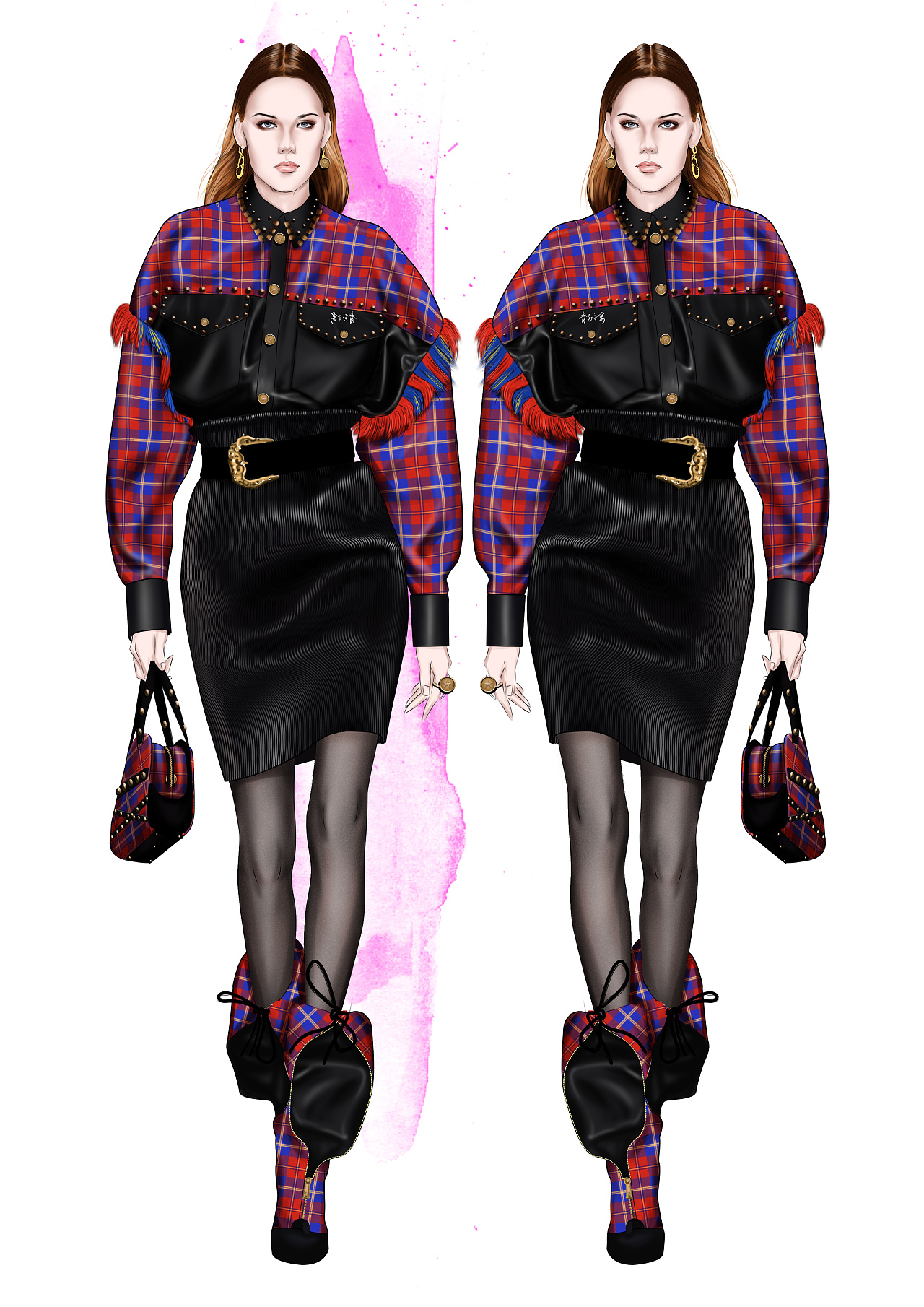 电脑时装绘图|服装|其他服装|林严俊 - 原创作品 - 站酷 (zcool)