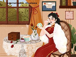 复古风插画第三弹