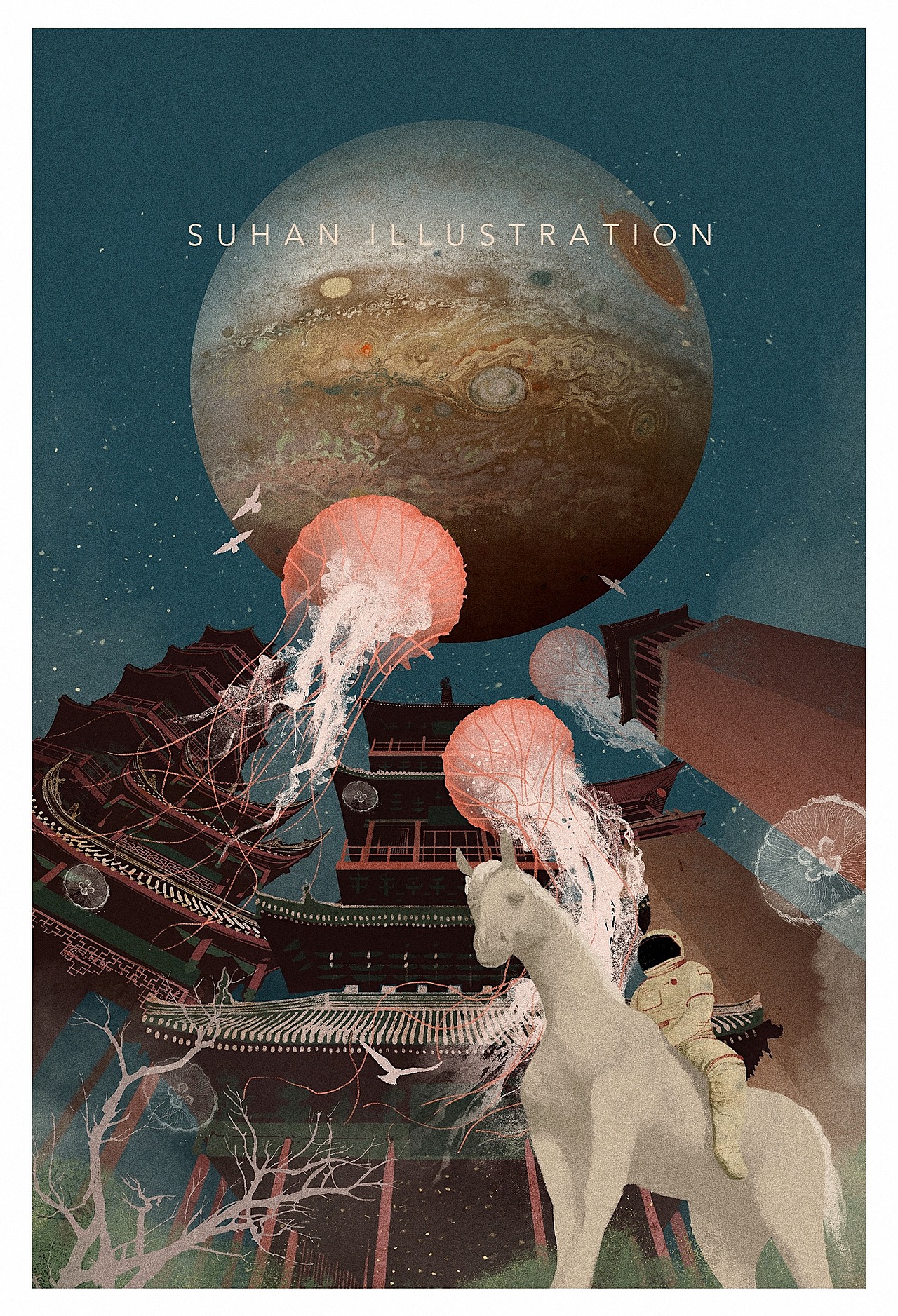 2020年度插画总结｜在冬夜，赴孤岛诗社的约（图ZMjM4NjA2OTcy） - 创作习作 - 站酷设计师苏寒原创素材 - 站酷ZCOOL