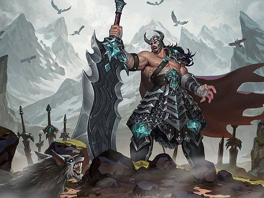 蠻王打野（個人主頁-ZNjcwMzg3NDg=） - 游戲原畫 - 站酷設(shè)計師AMSZ702原創(chuàng)素材 - 站酷ZCOOL