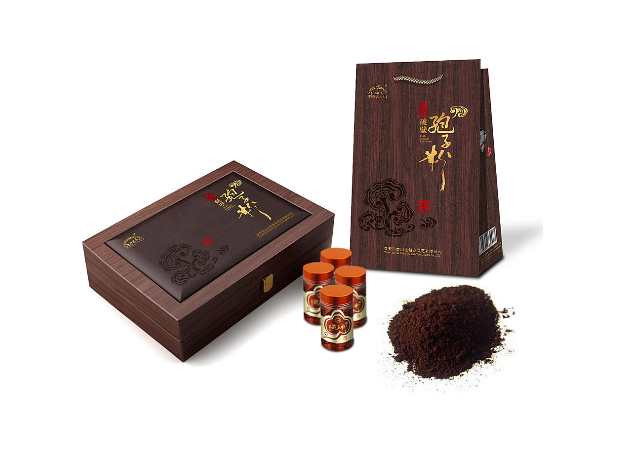 智高点灵芝孢子粉包装设计制作