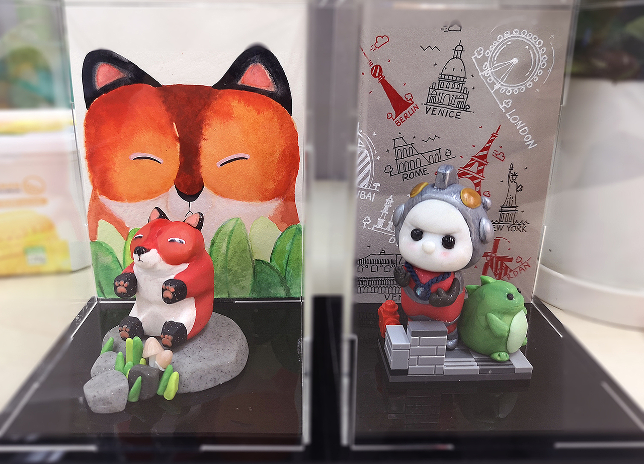 软陶玩具X2（图ZMTc3NjMxMjcy） - 手办/模玩 - 站酷设计师花布璇原创素材 - 站酷ZCOOL