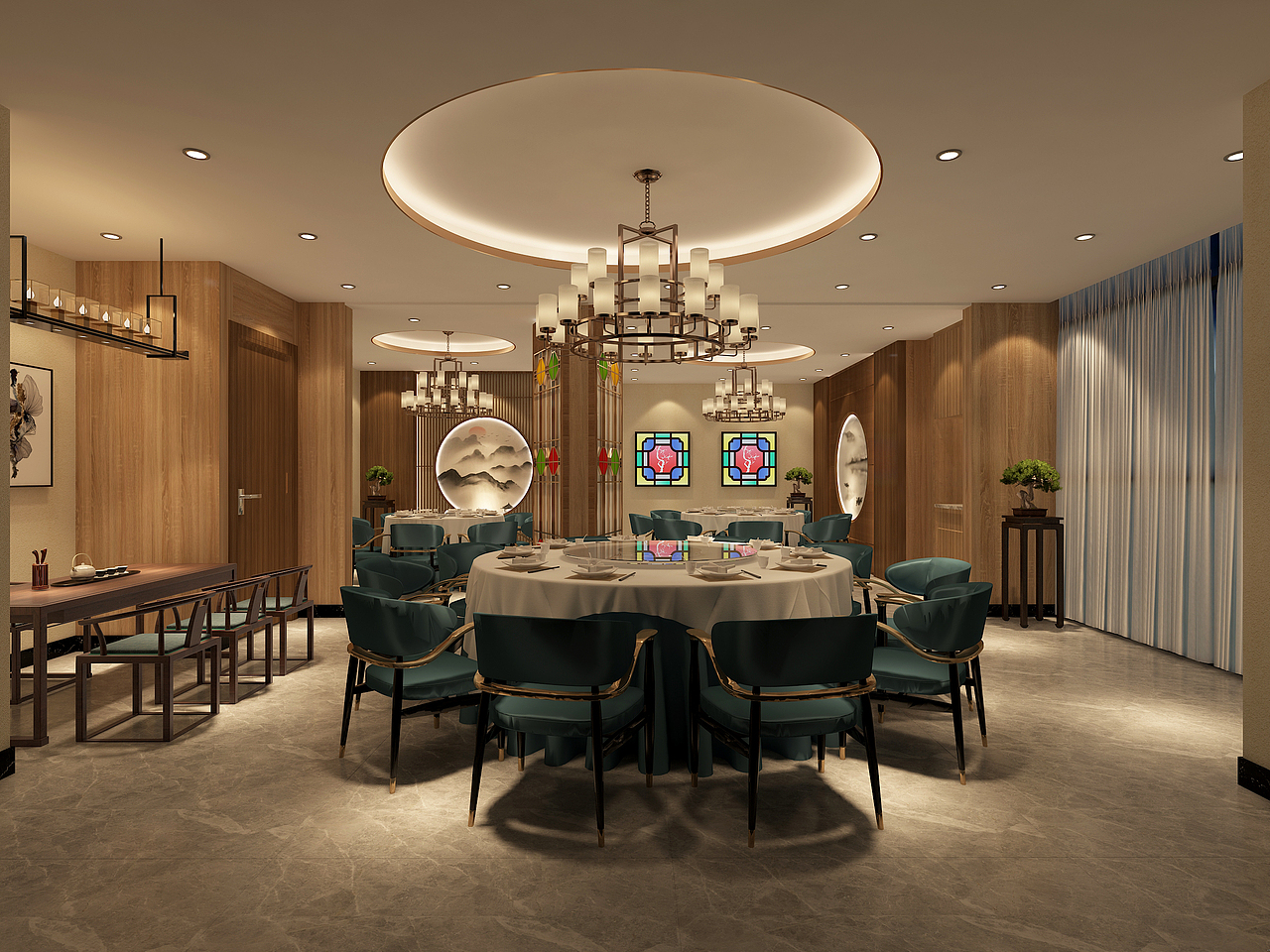 海城餐厅 空间设计/墨硕品牌策略全案设计