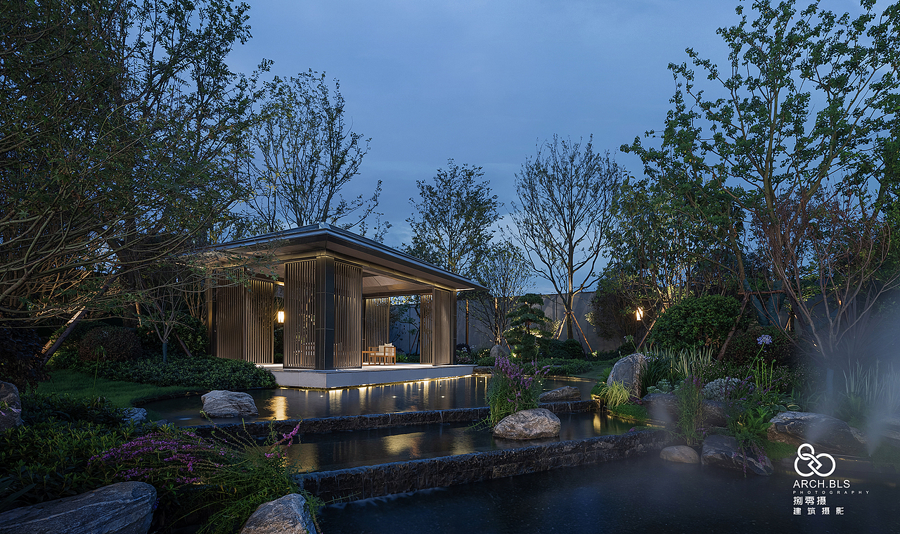 成都彭州弘阳营销中心景观实景