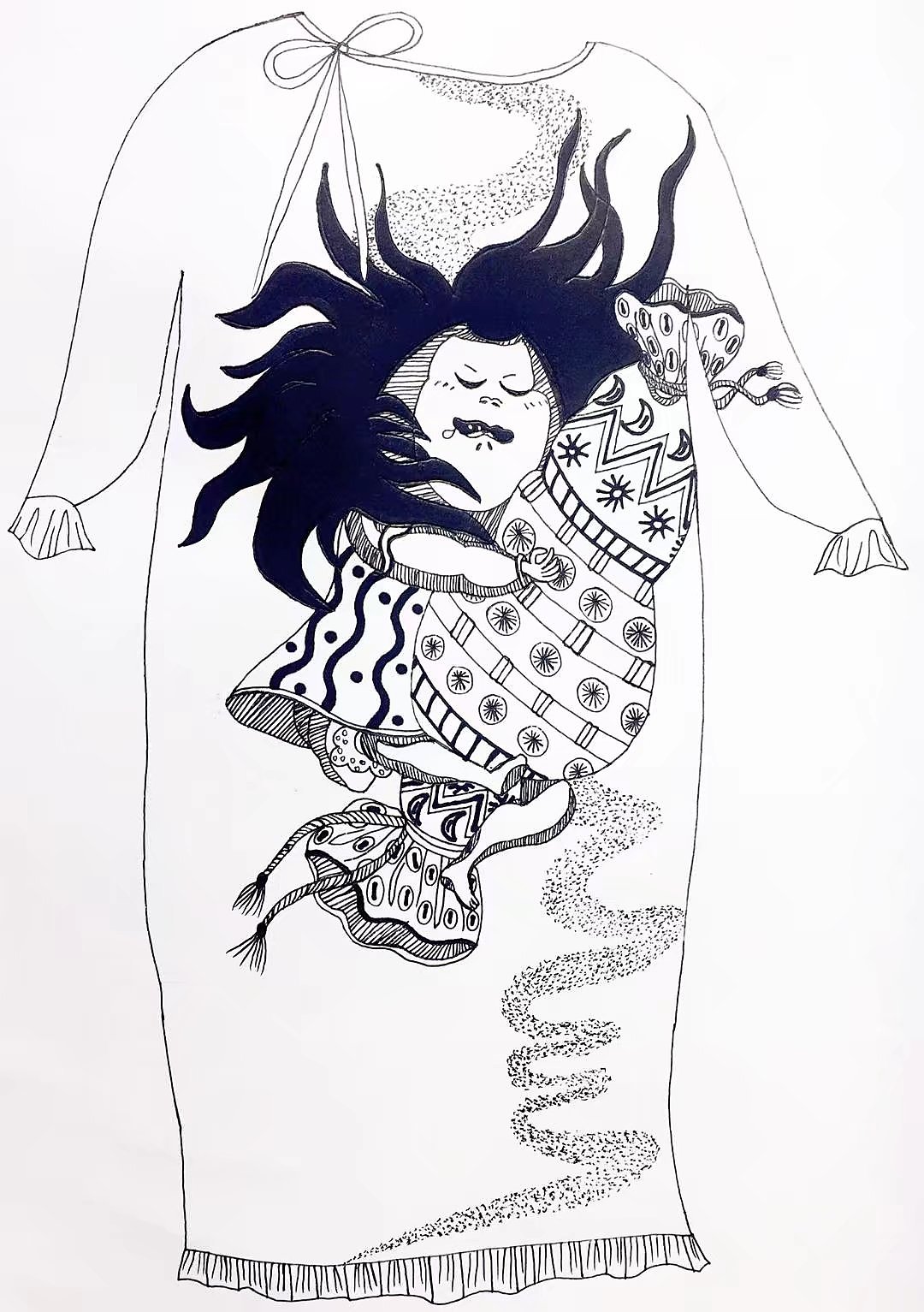 小修手绘夏季男女装、秋季男女装设计