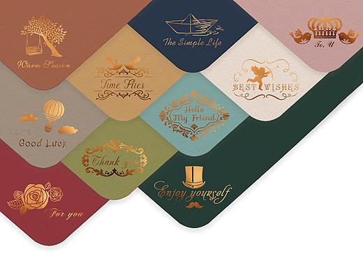 贺卡、信封图案设计