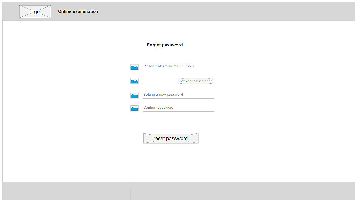 在线考试界面设计