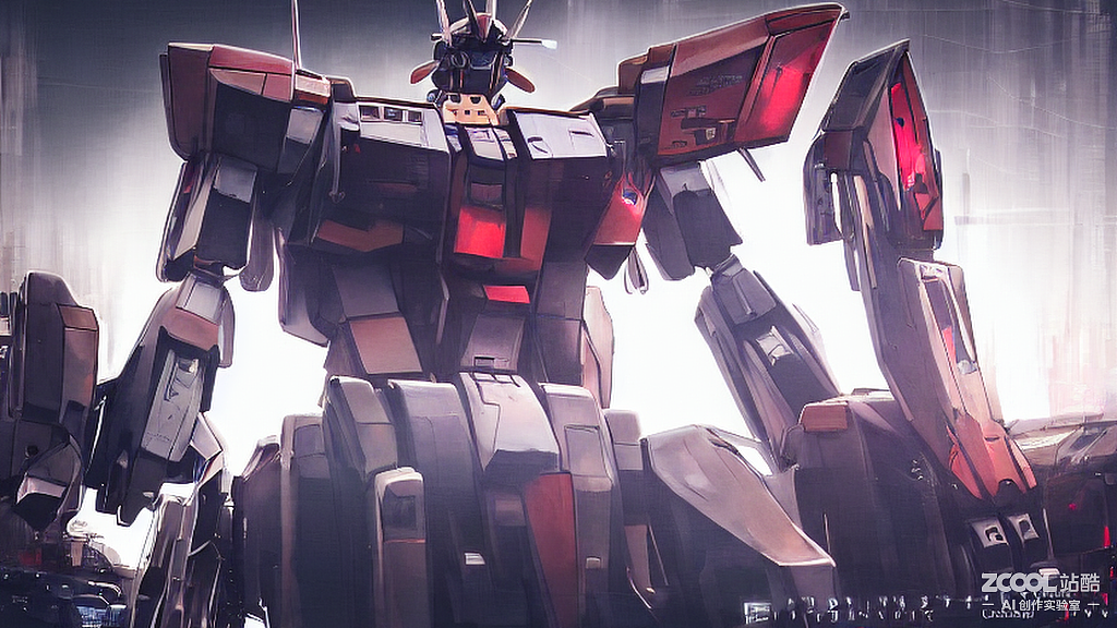 #AI创作实验室#仿高达的机器人（图ZMzE4MTA5MTMy） - AI作品 - 站酷设计师设计尸李杭原创素材 - 站酷ZCOOL