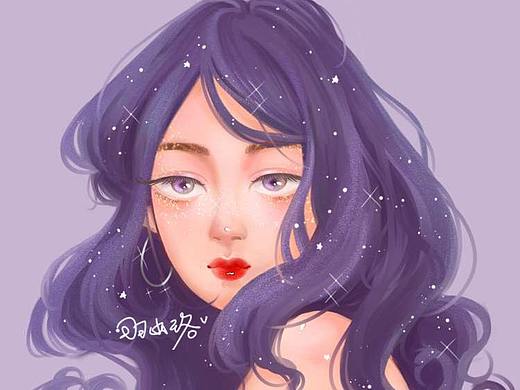 自畫像的美顏效果（個人主頁-ZNDQyMjgzNjQ=） - 創(chuàng)作習(xí)作 - 站酷設(shè)計師羽幽珞原創(chuàng)素材 - 站酷ZCOOL