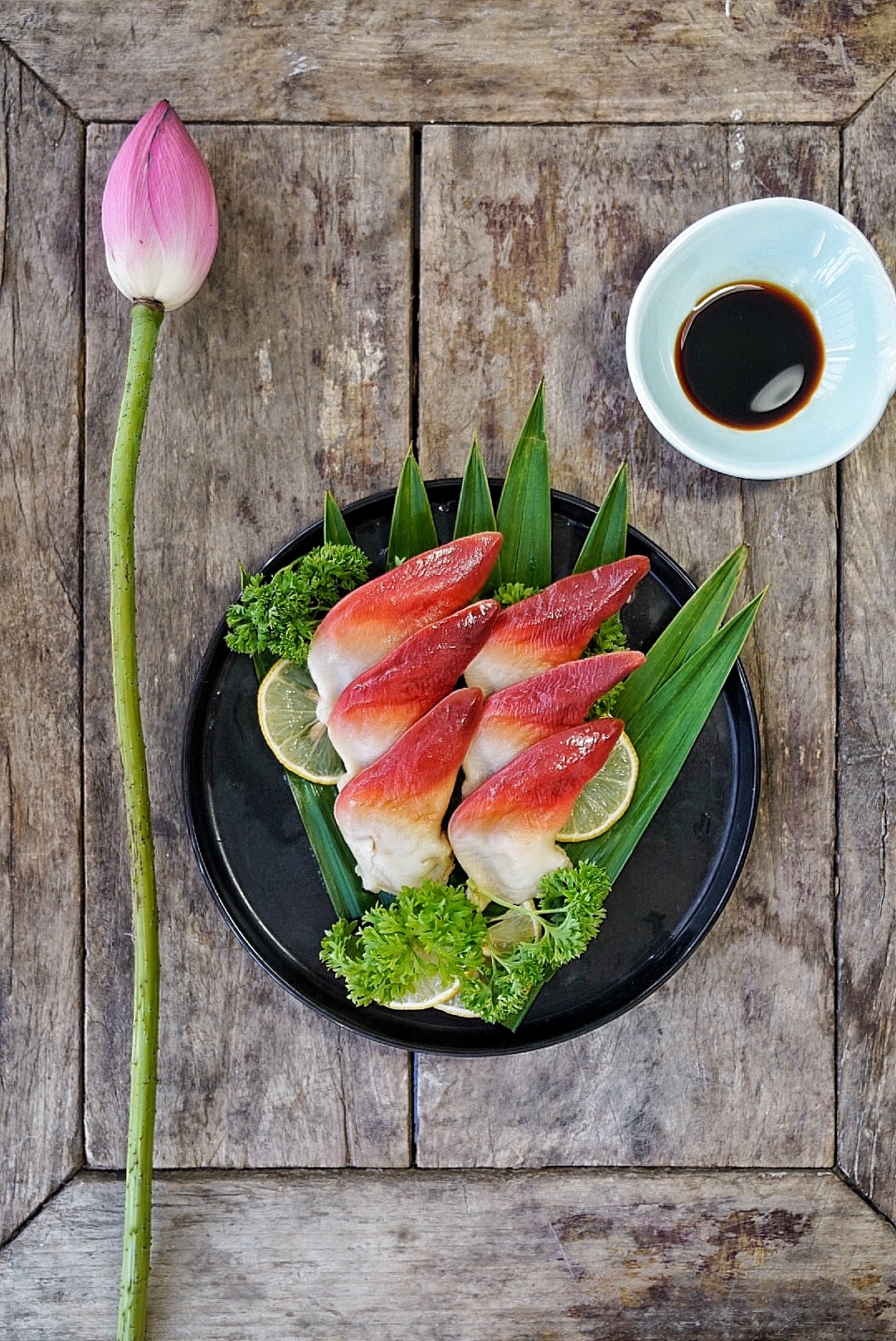 美食摄影 北极贝刺身