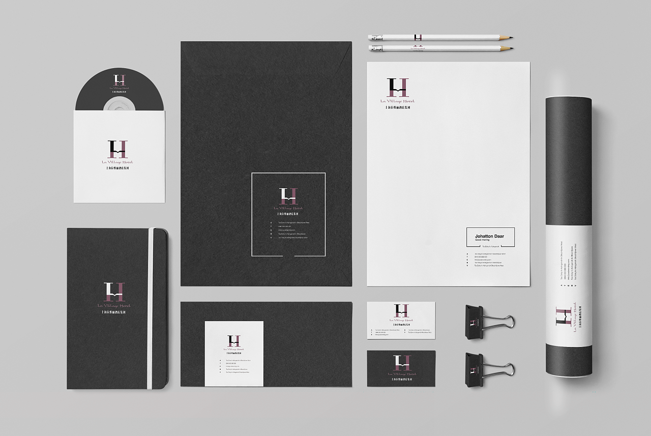 la village hotel (酒店类vis效果图)