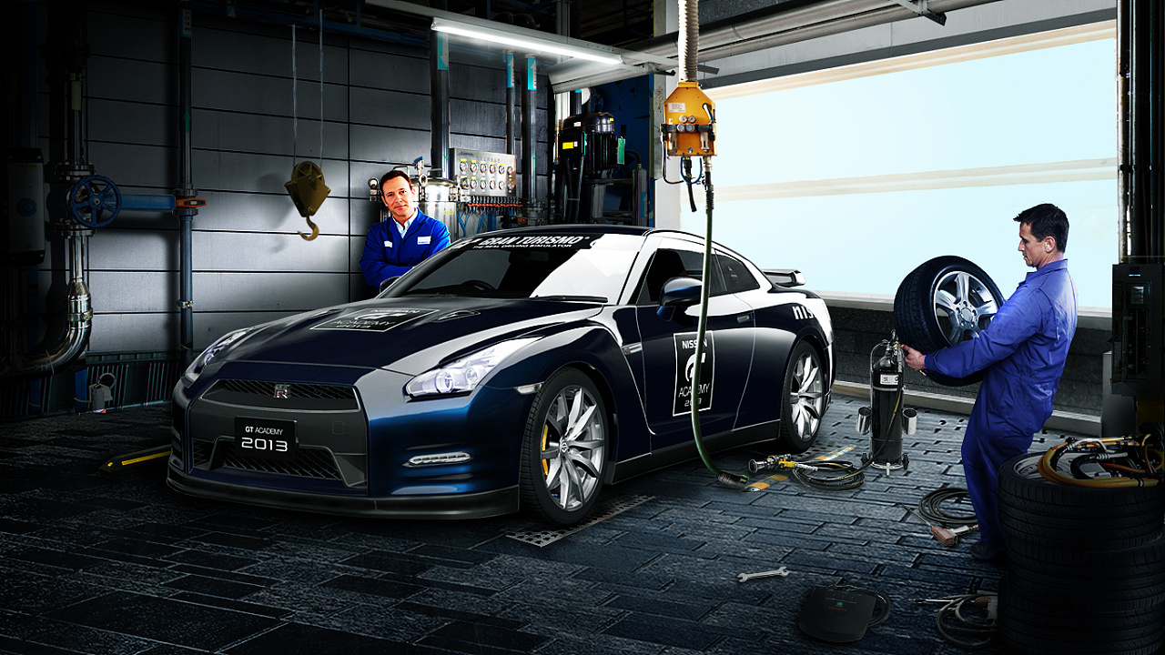 汽车场景合成练习