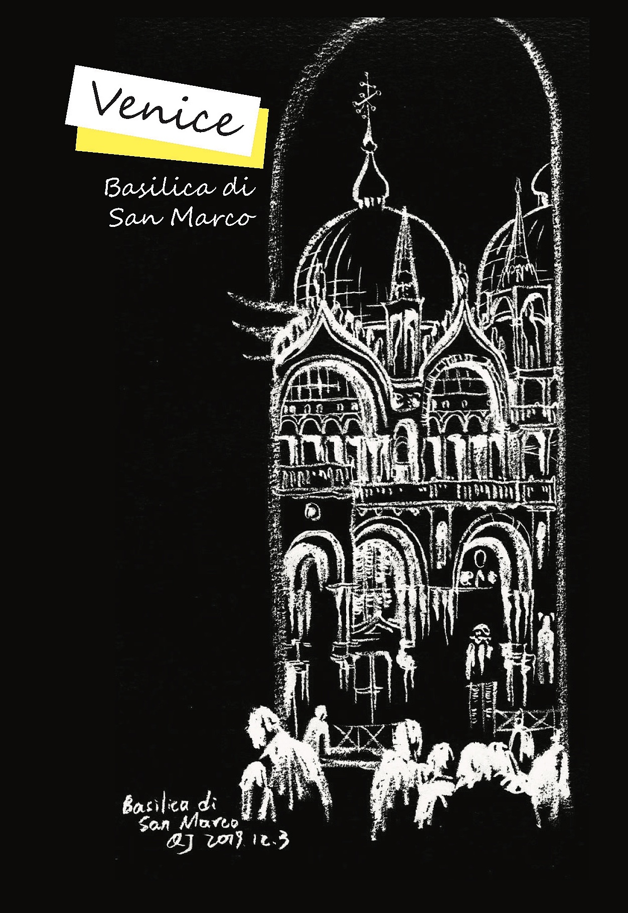 自制威尼斯风景手绘明信片（图ZMTg5MTEyNjM2） - 绘画 - 站酷设计师大吉大力原创素材 - 站酷ZCOOL