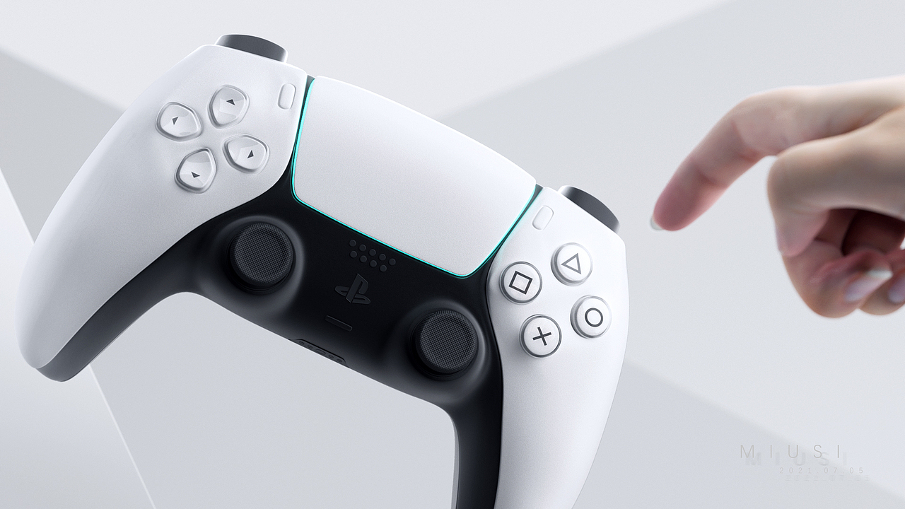 产品渲染-3C产品之PlayStation 5（图ZMjYxODkzMDYw） - 产品 - 站酷设计师Mousai缪斯原创素材 - 站酷ZCOOL