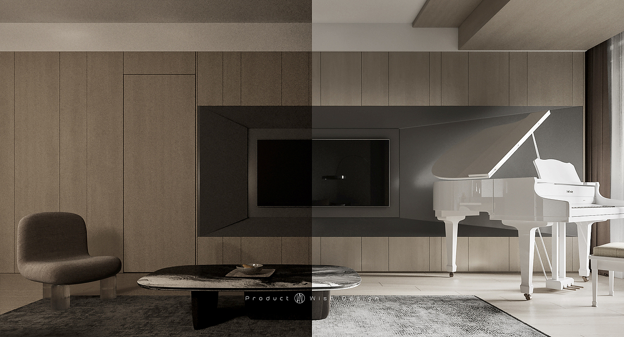 Romance in Apr. 现代&法式效果渲染