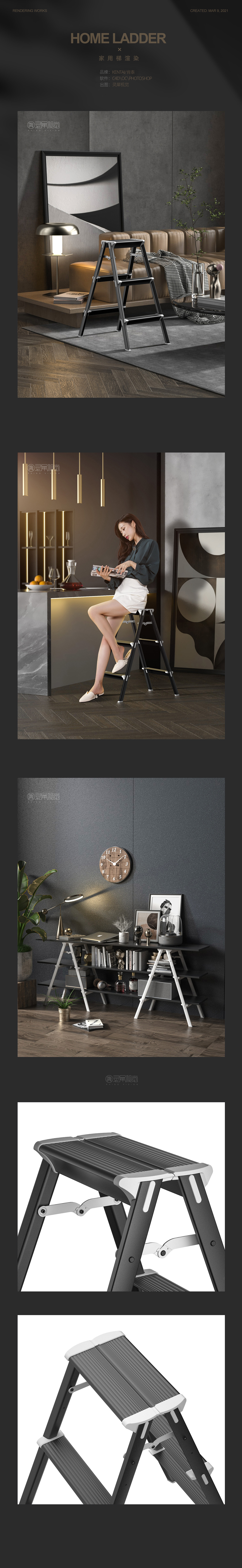 家用梯渲染（图ZMjUzMDQyMjc2） - 场景 - 站酷设计师灵犀视觉工作室原创素材 - 站酷ZCOOL