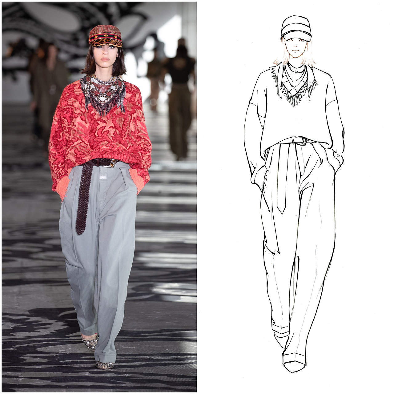 马克笔时装画（图ZMjU2NzE2NTc2） - 休闲/流行服饰 - 站酷设计师零一手绘原创素材 - 站酷ZCOOL