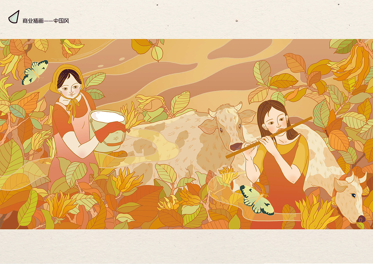 插画作品集（图ZMTg3MzI2NTI0） - 商业插画 - 站酷设计师夏橙子Orange原创素材 - 站酷ZCOOL