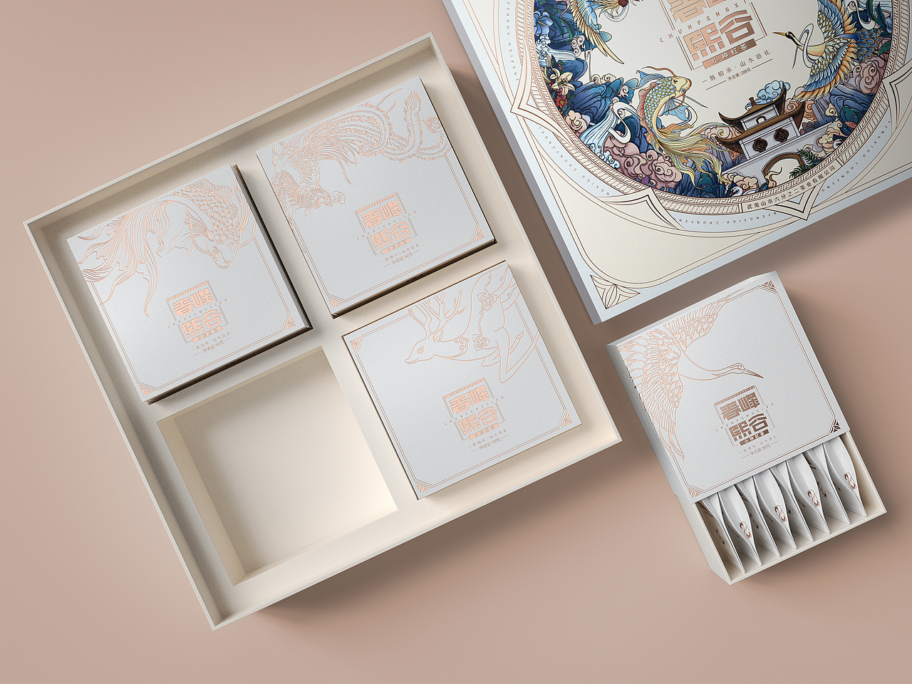 骏德®-六分之二®X古戈 | 山水造化 春峰熙谷（图ZMjM5ODE2MTI4） - 包装 - 站酷设计师古戈品牌咨询原创素材 - 站酷ZCOOL