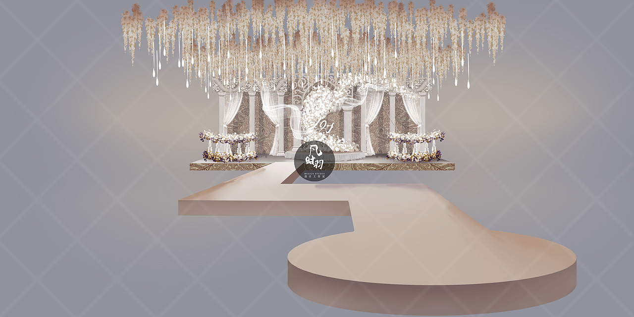 婚礼手绘 — 电脑 「圆舞曲」