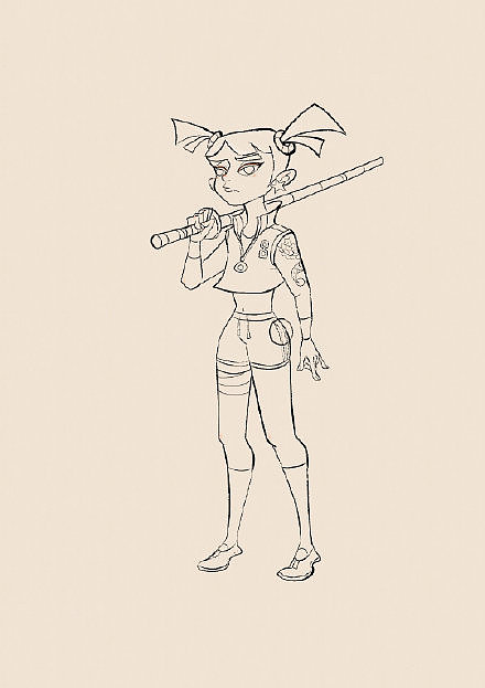 动画角色设计稿（4P）（图ZMTcxMTAwNzY4） - 其他动漫 - 站酷设计师也斋原创素材 - 站酷ZCOOL