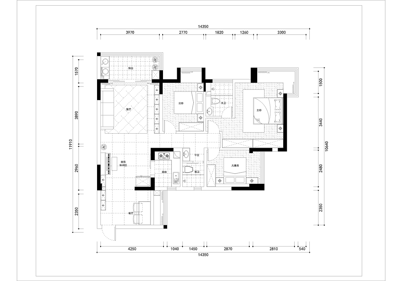 深圳装修:恒立听海,现代简约风设计