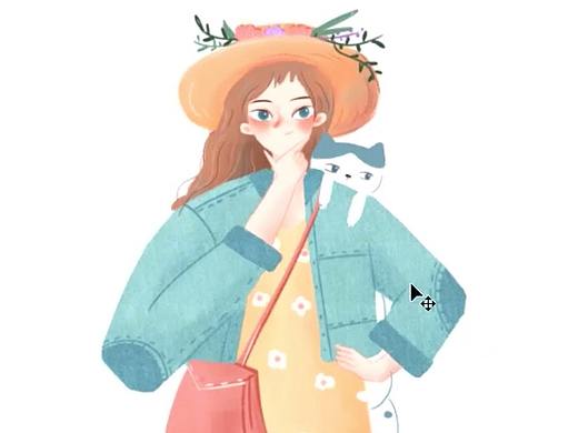 春游女孩（个人主页-ZNTU1MTYzMzY=） - 商业插画 - 站酷设计师小熊挂件1原创素材 - 站酷ZCOOL