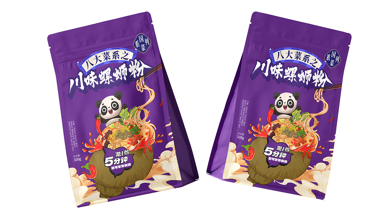 川味螺丝粉包装设计 已做版权登记 可授权