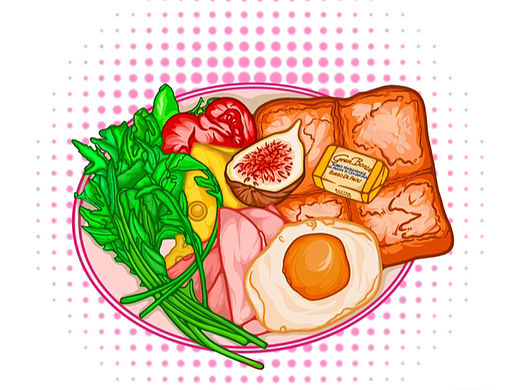 iPad线稿风食物/美食插画（个人主页-ZNjM4NDc5OTY=） - 商业插画 - 站酷设计师小姜画饿了原创素材 - 站酷ZCOOL