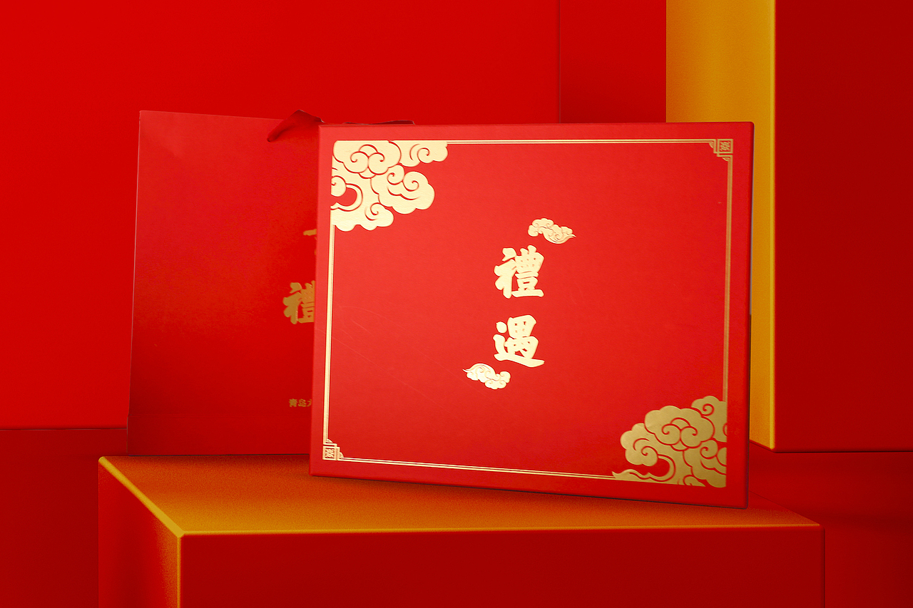 白酒伴手礼盒设计