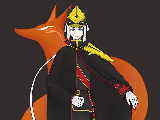 安培晴明—明治军装（个人主页-ZNDA2NjcwNTY=） - 商业插画 - 站酷设计师诡杀17原创素材 - 站酷ZCOOL