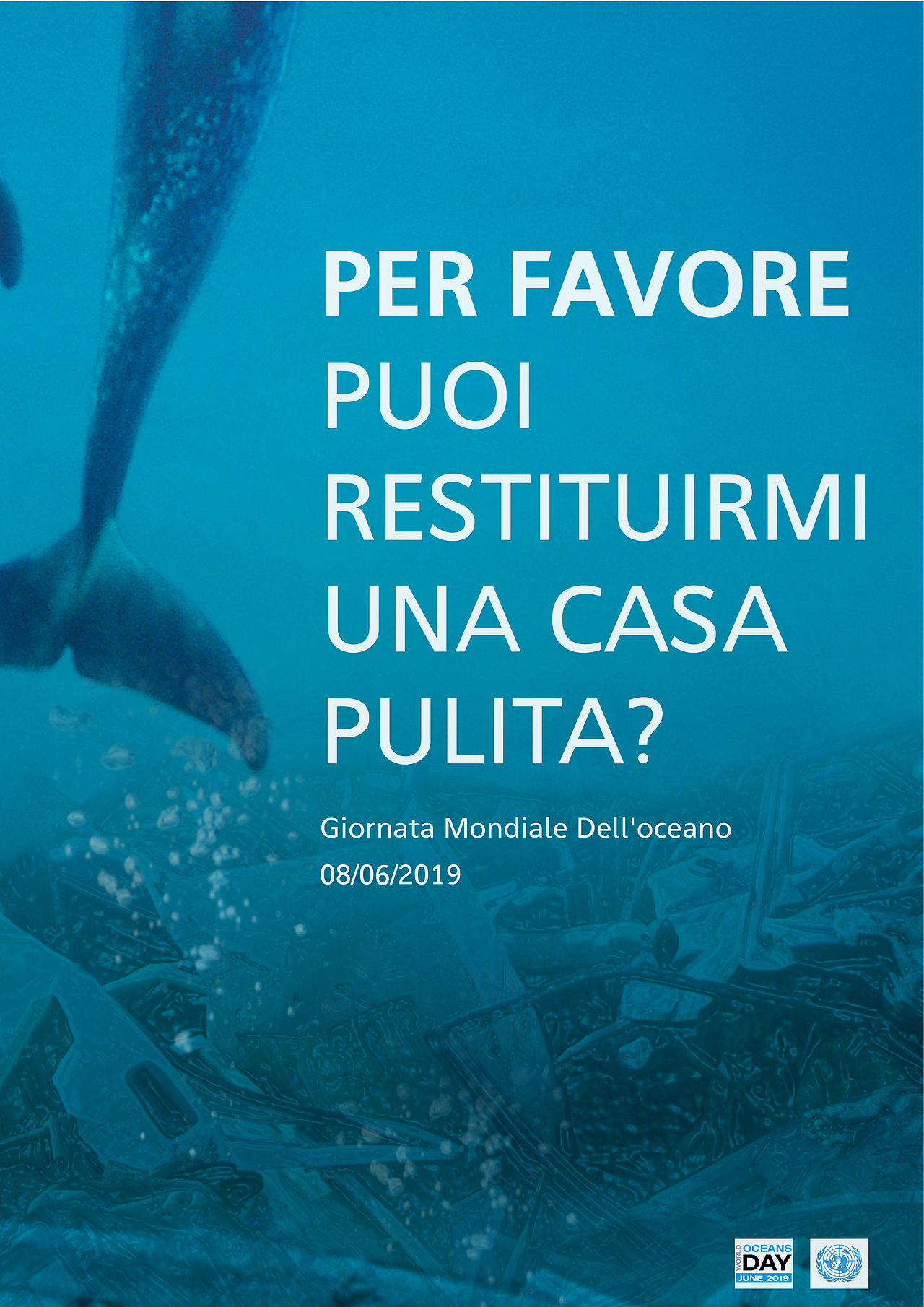 最后选择了这幅图为我海洋保护海报的主题图片,我认为真是的图片可以