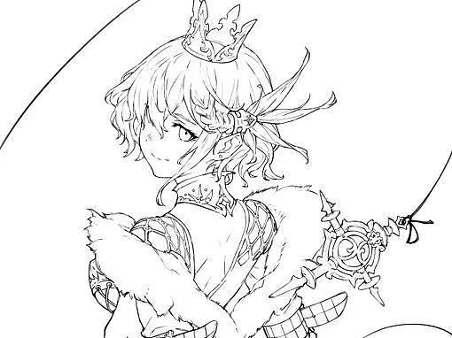 原画丨绘画丨插画线稿丨画师：草野シンタ