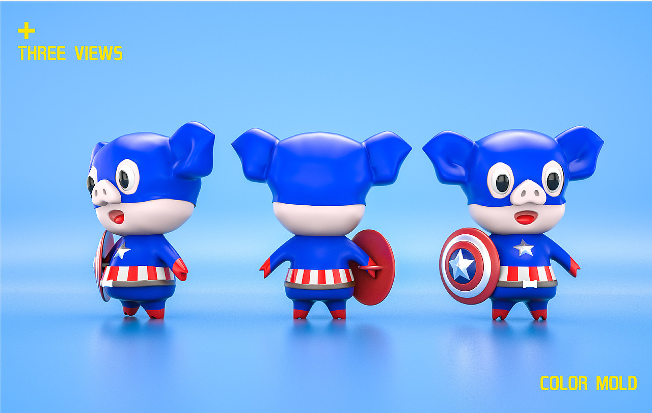 IP形象——博博豬（圖ZMTkwMTIzMjQ0） - IP形象 - 站酷設(shè)計(jì)師BeckyYuan_原創(chuàng)素材 - 站酷ZCOOL