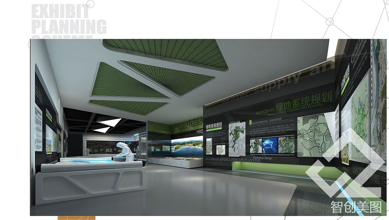湖南地区规划馆（图ZMTU4NTQyMTUy） - 展陈设计 - 站酷设计师智创美图原创素材 - 站酷ZCOOL