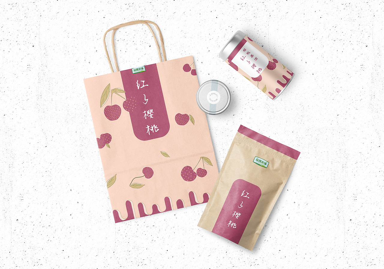 ‘红了樱桃’樱桃果酒包装设计（图ZMTY4Nzc0MDky） - 包装 - 站酷设计师刘不死的原创素材 - 站酷ZCOOL