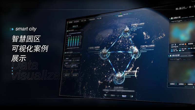 智慧园区大屏显示（图ZMjY3MzgxMjEy） - 软件界面 - 站酷设计师做设计的阿躍原创素材 - 站酷ZCOOL