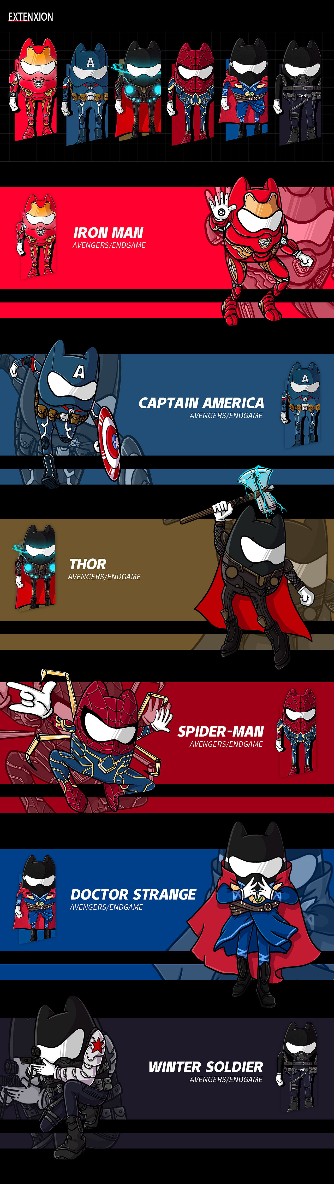 个人IP全案设计（潮玩公仔形象部分）