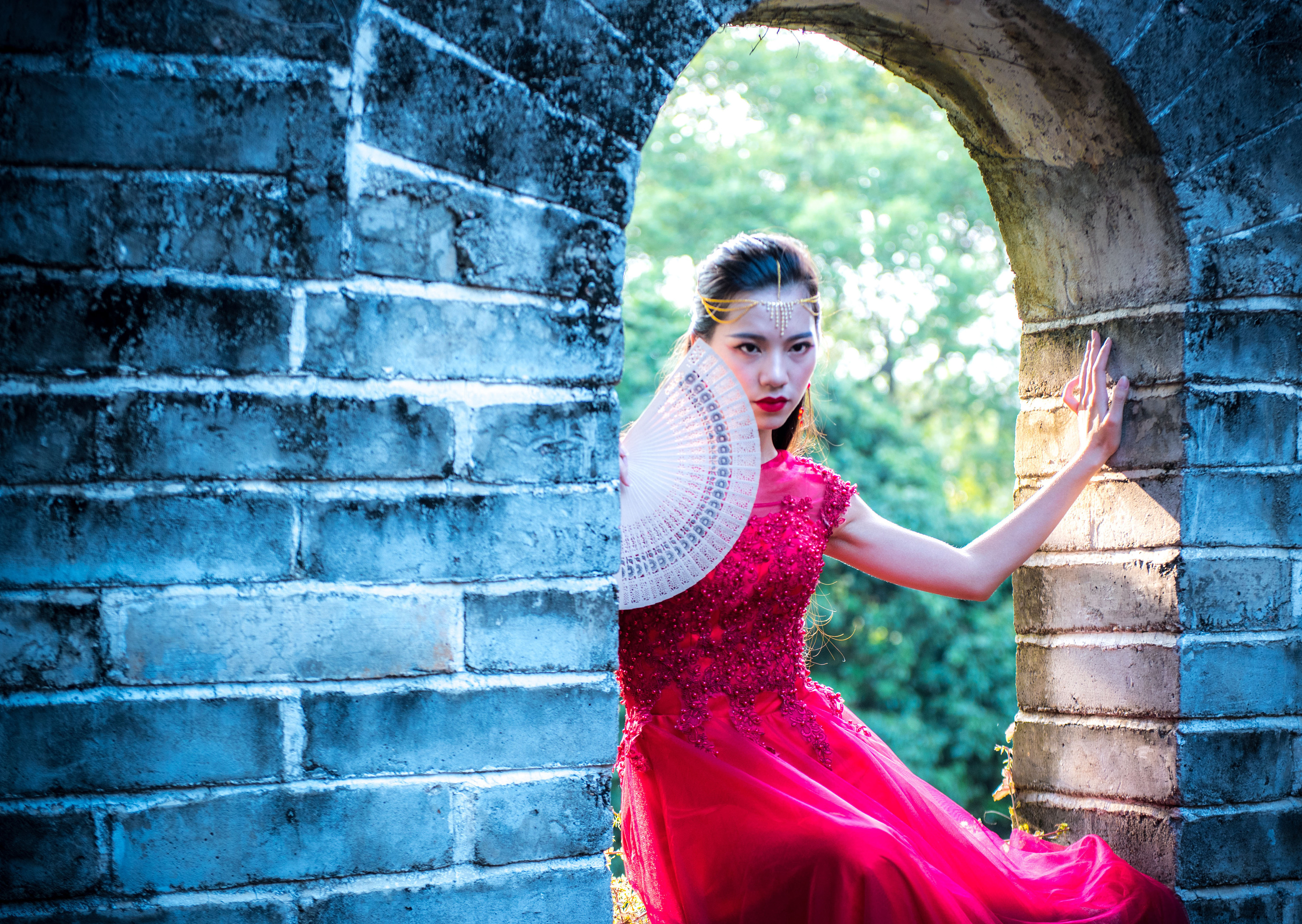 城墙上的往事 - 冷暖如歌|摄影|人像|megbati - 原创作品 - 站酷