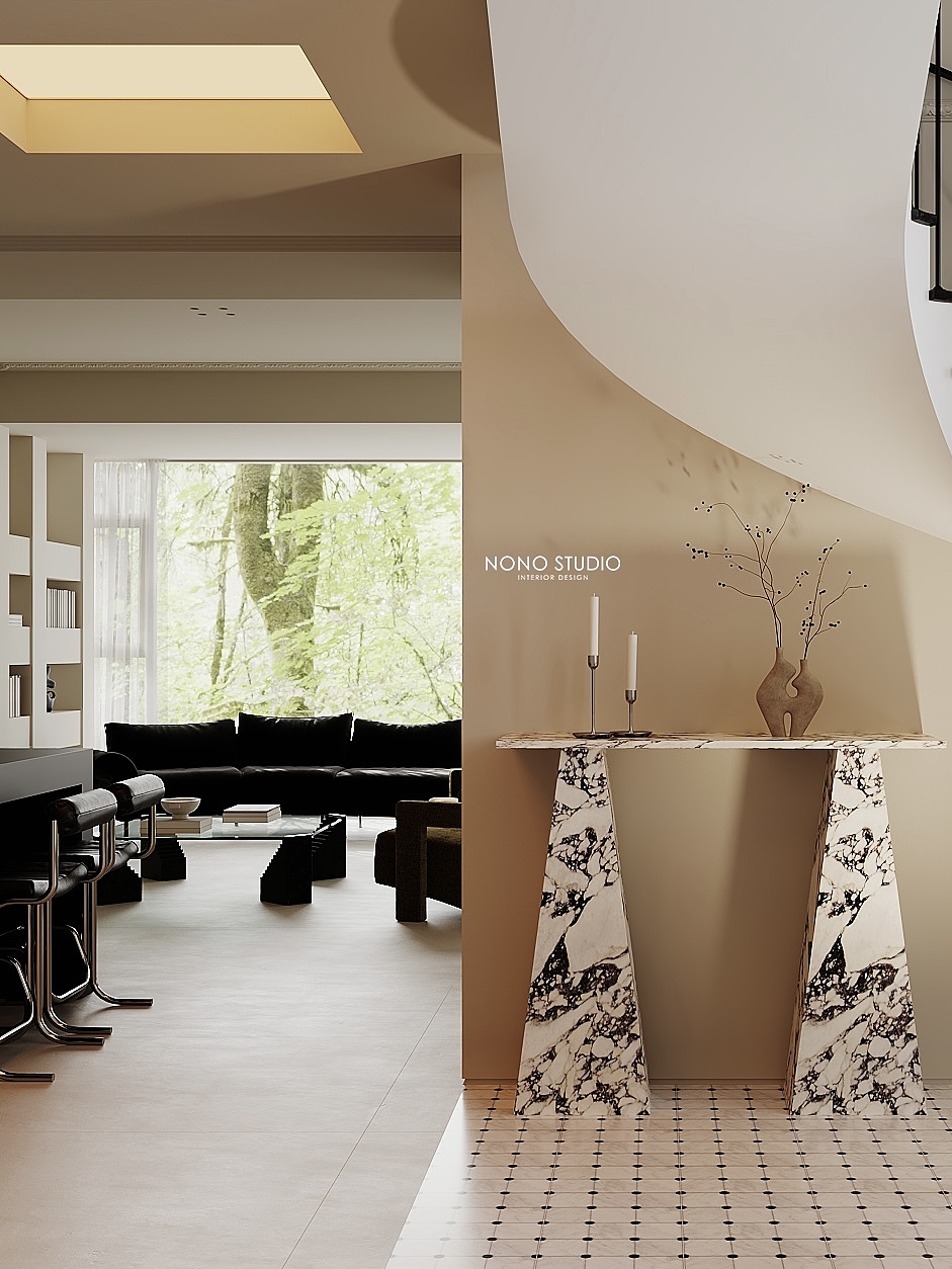 NONO STUDIO浓郁的复古配色（图ZMzM0NTE0MzU2） - 家装设计 - 站酷设计师NONO空间研究室原创素材 - 站酷ZCOOL