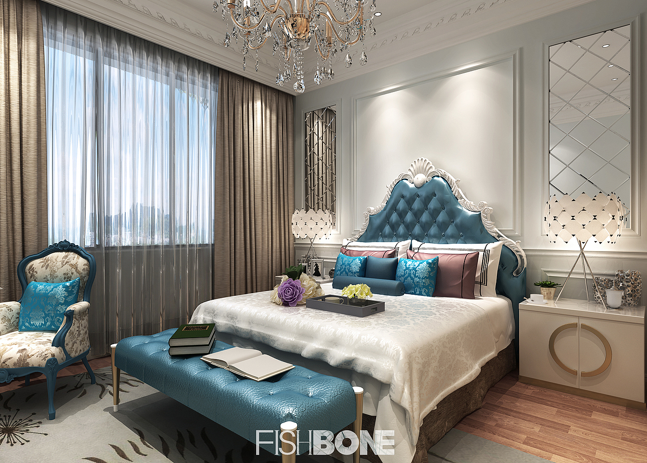 鱼骨设计-巴洛克风格别墅