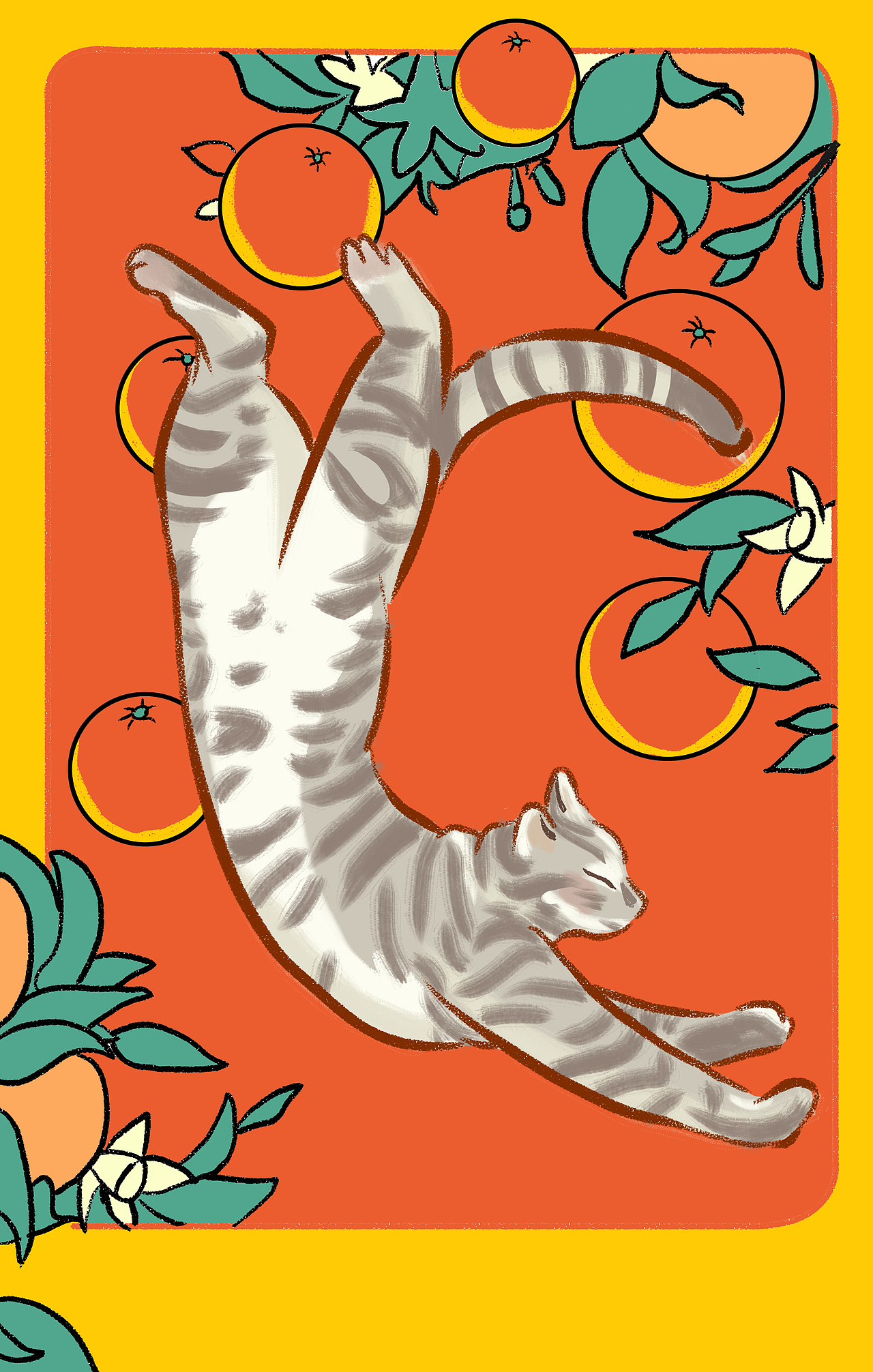 猫咪2（图ZMjEyMzIwODQ4） - 艺术插画 - 站酷设计师一只蜜桃原创素材 - 站酷ZCOOL