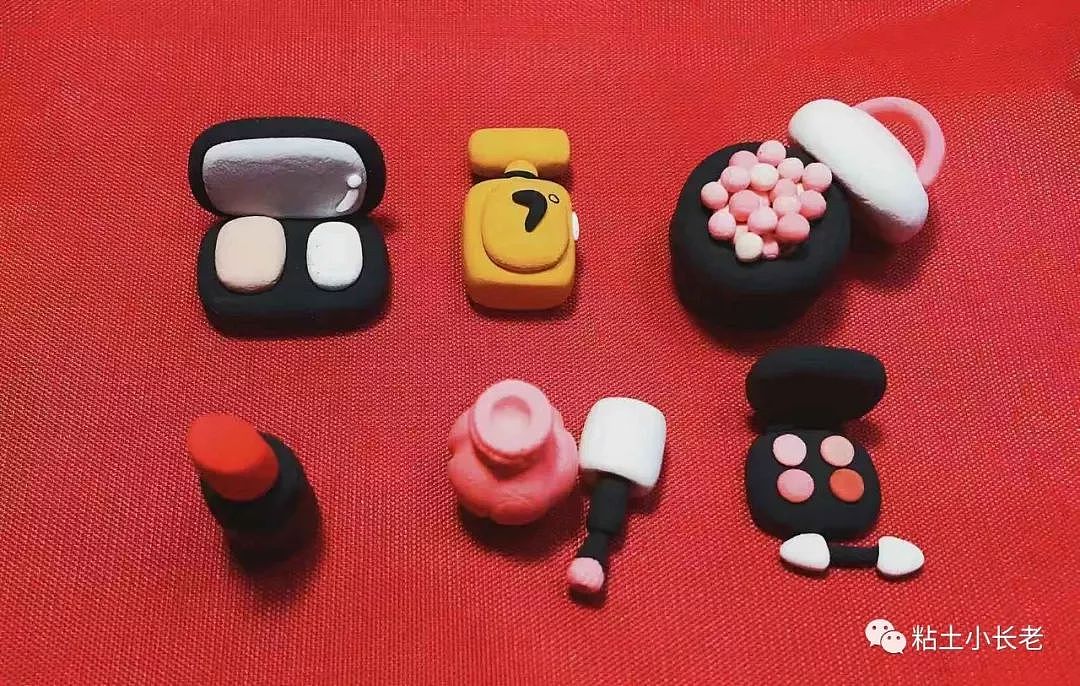 双十一粘土全套彩妆（图ZMTg0MDA3NDYw） - 工艺品设计 - 站酷设计师粘土小长老原创素材 - 站酷ZCOOL