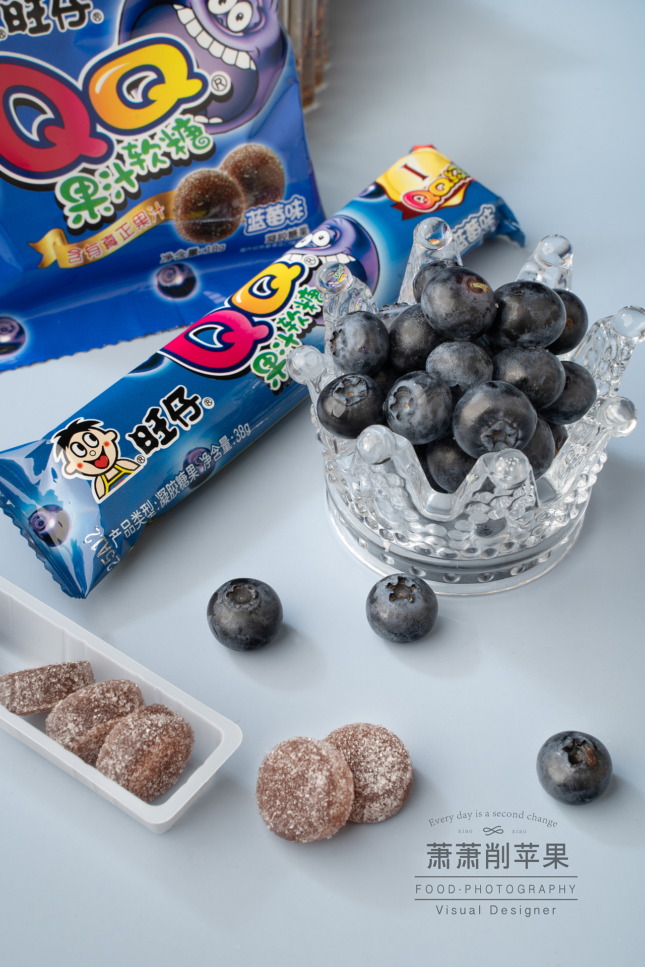 糖果不吃完，童心玩不完｜旺仔ＱＱ果汁软糖（图ZMjc2MDYzMTI0） - 产品摄影 - 站酷设计师萧萧削苹果原创素材 - 站酷ZCOOL