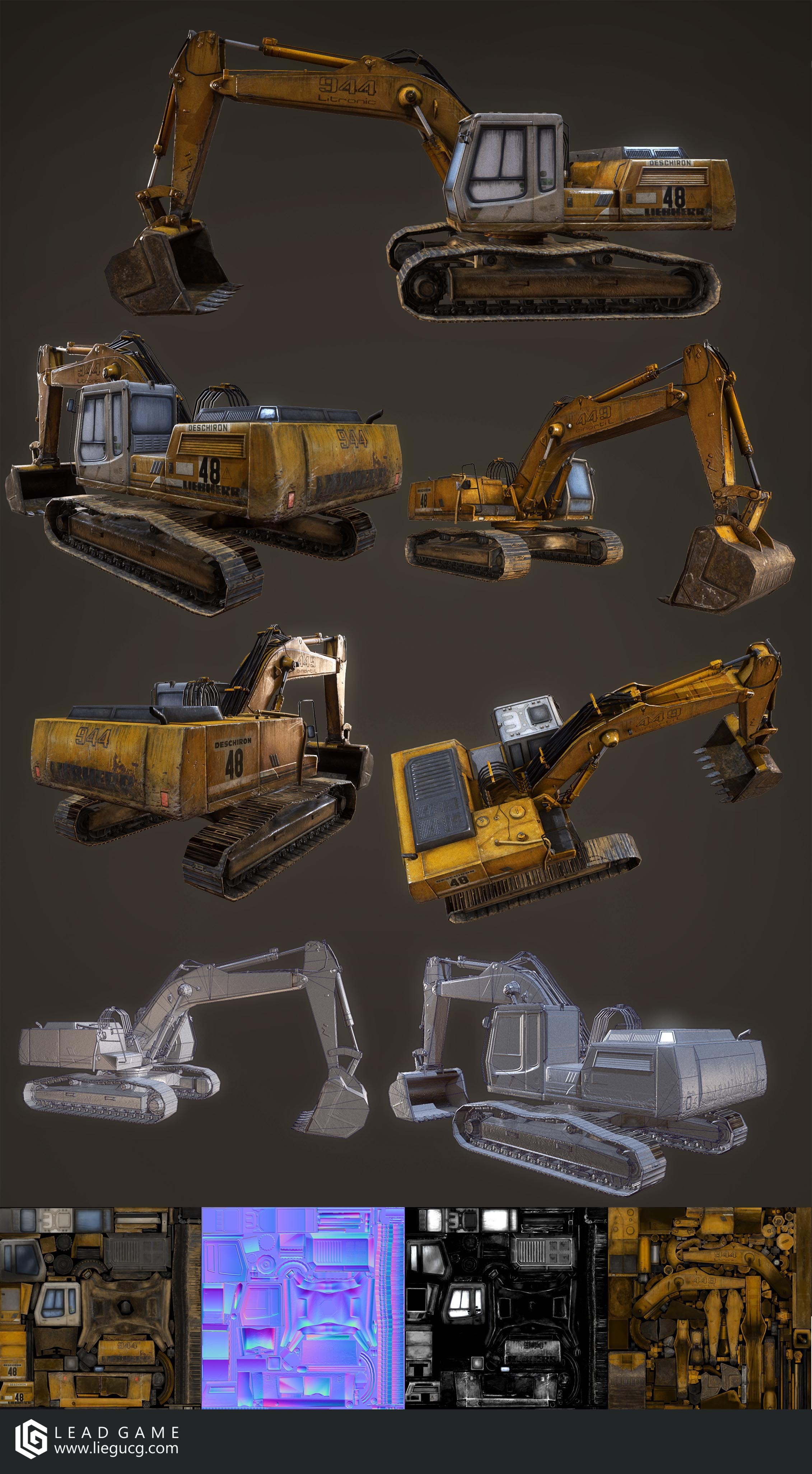 3d次世代机械模型作品