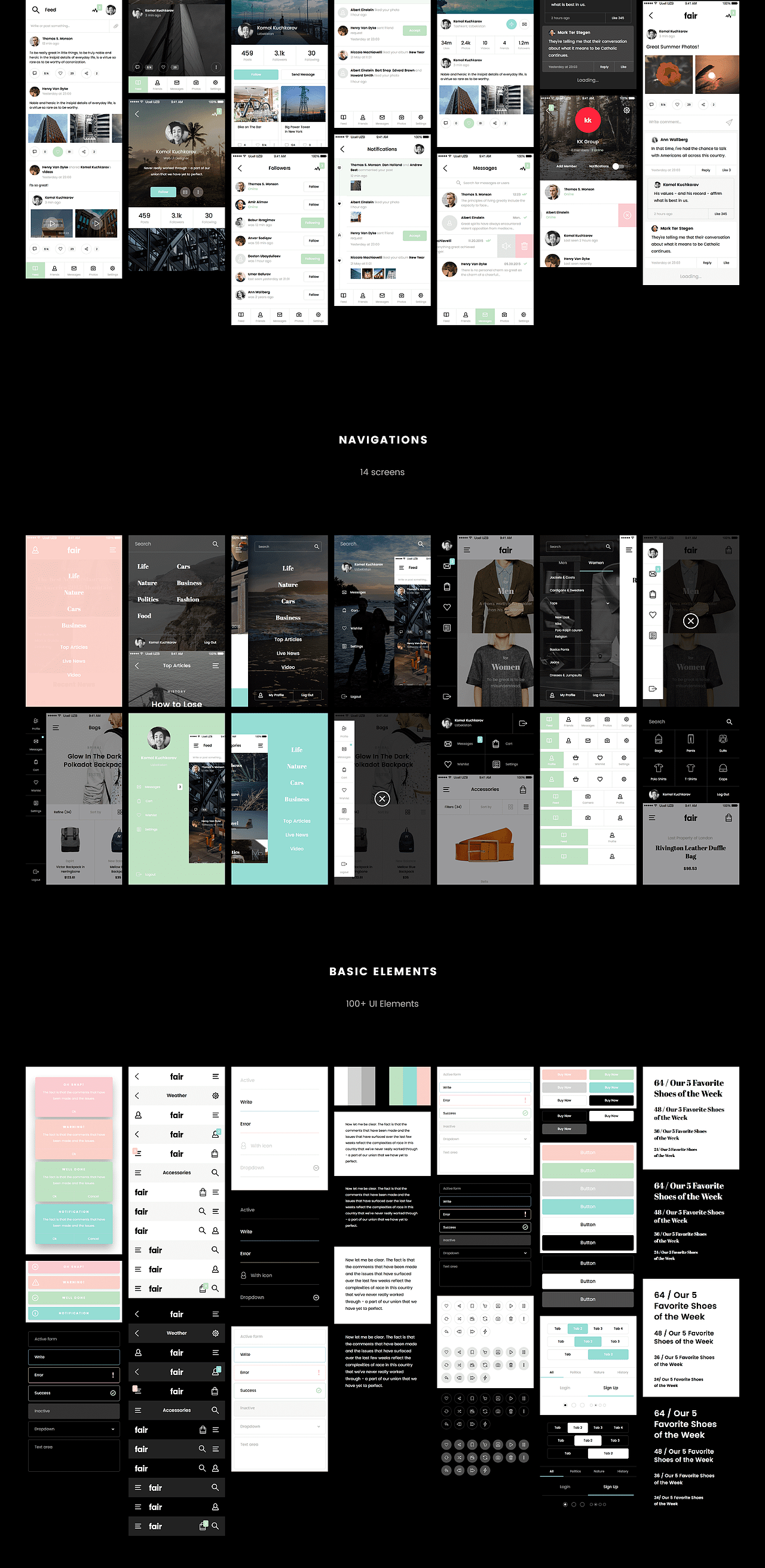 150个用于Web服务的高质量UI / UX工具包（图ZMTE2NDc0NzUy） - 软件界面 - 站酷设计师淡其素雅原创素材 - 站酷ZCOOL